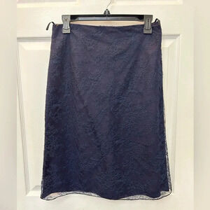 ! Nina Ricci navy blue skirt